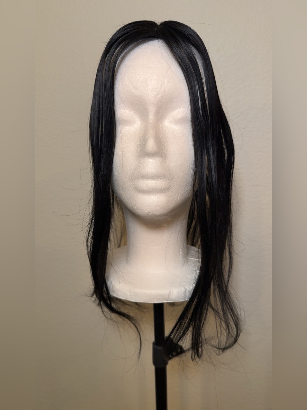 Urbeauty Hair Toppers for Women Real Human Hair for Thinning, 16 inch 1.5"x5"Sil
